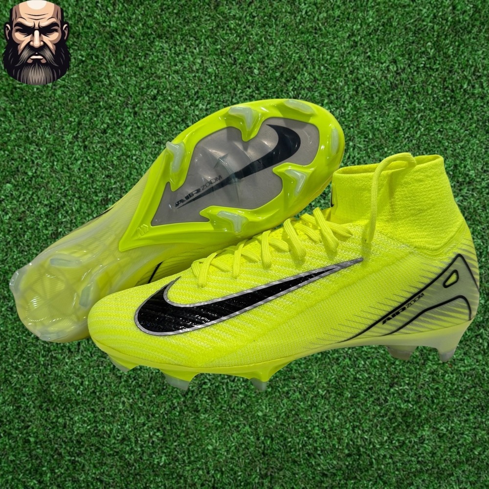Nike Mercurial Superfly 10 Elite FG Mad Voltage Cleats HF7873-700 Men's Size 7.5